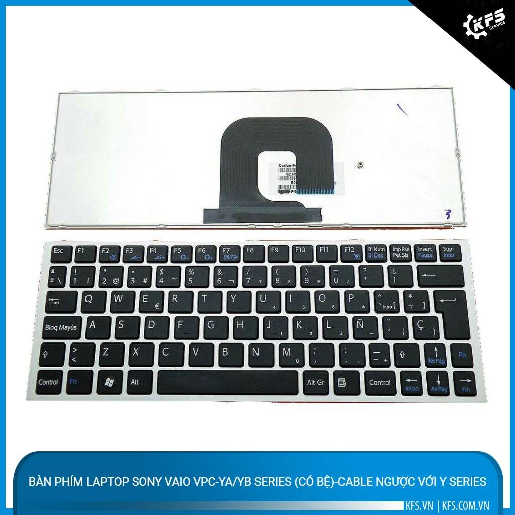 ban phim laptop sony vaio vpc yayb series co be cable nguoc voi y series